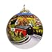 Art Studio Company | Blown Glass Christmas Ornament | Covered Bridge Vermont | Hand Painted Inside | Original Art | Includes Gift Box