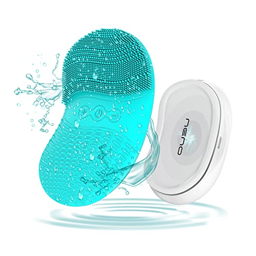 Sonic Facial Cleansing Brush, NENO Waterproof Silicone Face Scrubber Skin Wash Machine, Vibrating Face Cleaner for Exfoliating, Removing Blackhead with Inductive Charging Sonic Facial Cleansing Brush, NENO Waterproof Silicone Face Scrubber Skin Wash Machine, Vibrating Face Cleaner for Exfoliating, Removing Blackhead with Inductive Charging