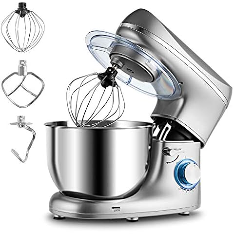 GOPLUS 5,5 L Küchenmaschine, Standmixer Knetmaschine Cover