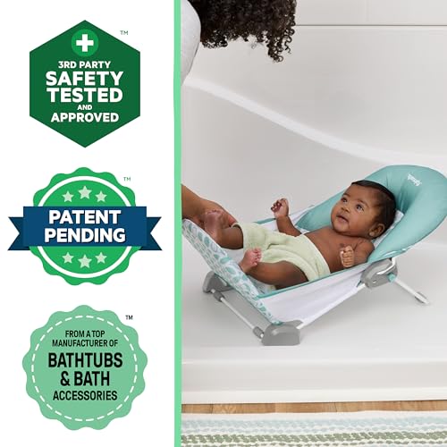 image for Ingenuity Foldaway 2-Position Bather, 2-Position Bath Support for Sink