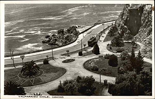 Caracoles Valparaiso, Chile Original Antique Postcard