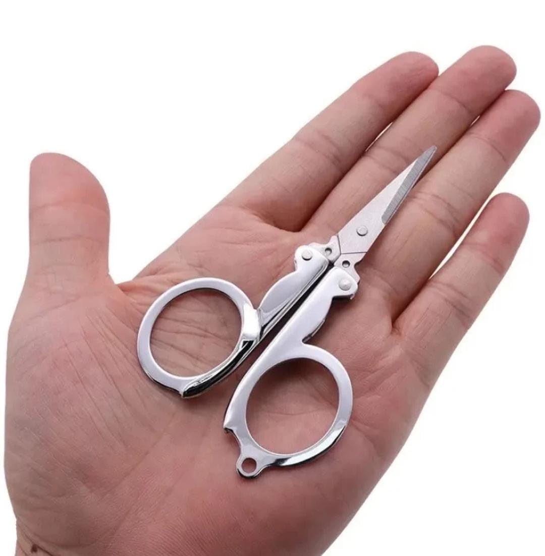 Stainless Steel foldable Scissor travelling scissor (Pack of 2 ...