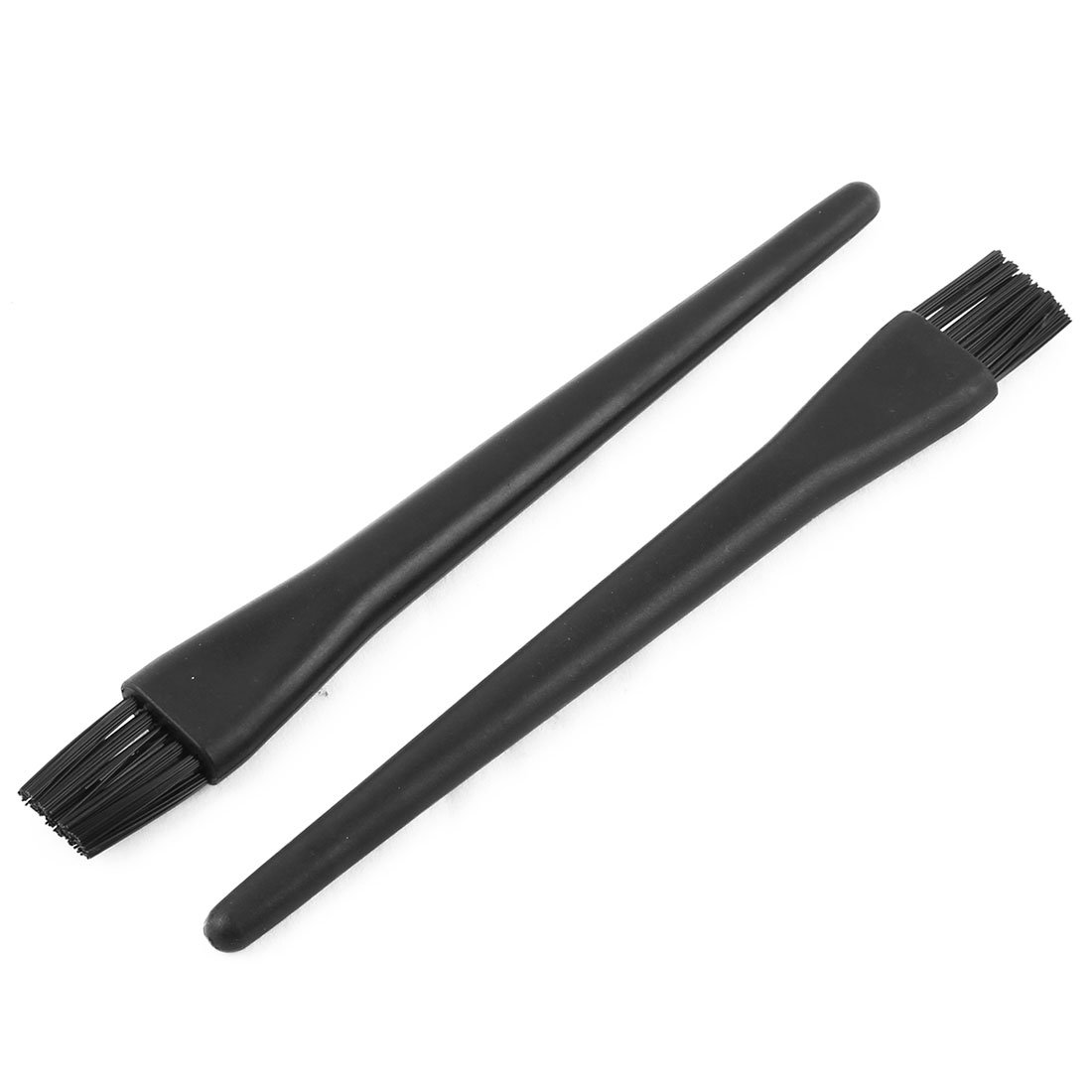 Aexit Plastic Computer Cleaning Brushes PC Vents Straight Handle Anti Static ESD Debris Brush 4 Antistatic Brushes Pcs Black