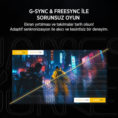 James Donkey Rion R10 24" 165Hz 1Ms FHD VA Curved Gaming Monitör (Sıfır Ölü Piksel Garantili) - Görsel 7