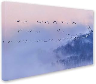 Canvas Wall Art - Austin 'Snow Geese' Wall Art for Living Room, Bedroom, or Office Décor by Trademark Fine Art
