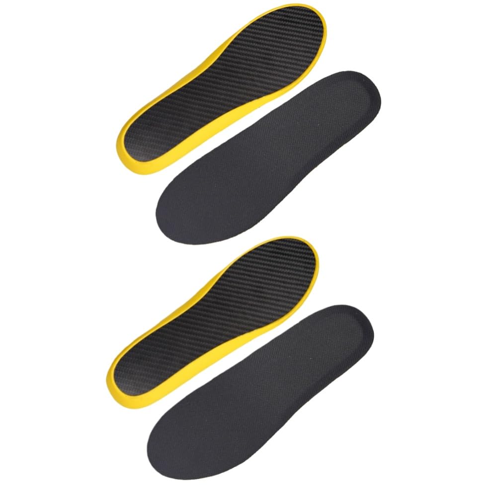 strivor Semelles en carbone,Semelles intérieures de sport en fibre de carbone - Haute élastique, Absorption des chocs, Pour plusieurs sports, Unisexes