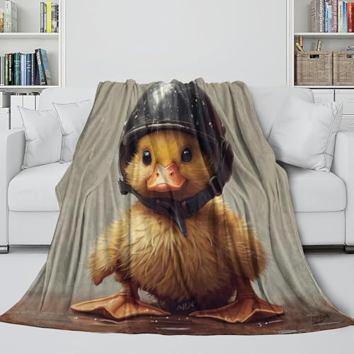 Jeté de canapé canard mignon en microfibre pour vos soirées cocooning - 6