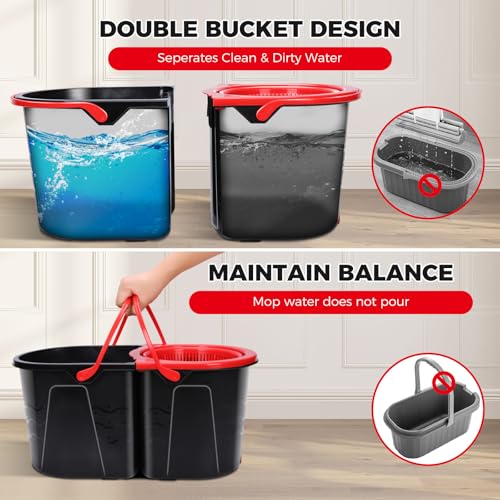 Gadhra 50031 360° Spin Mop And Bucket thumb #1