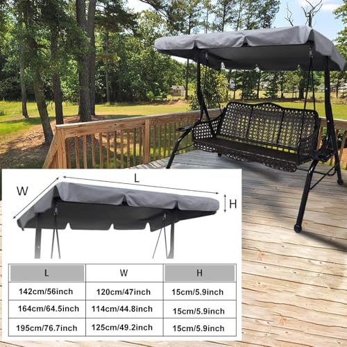 Toldo de columpio para exterior impermeable que soluciona roturas 3