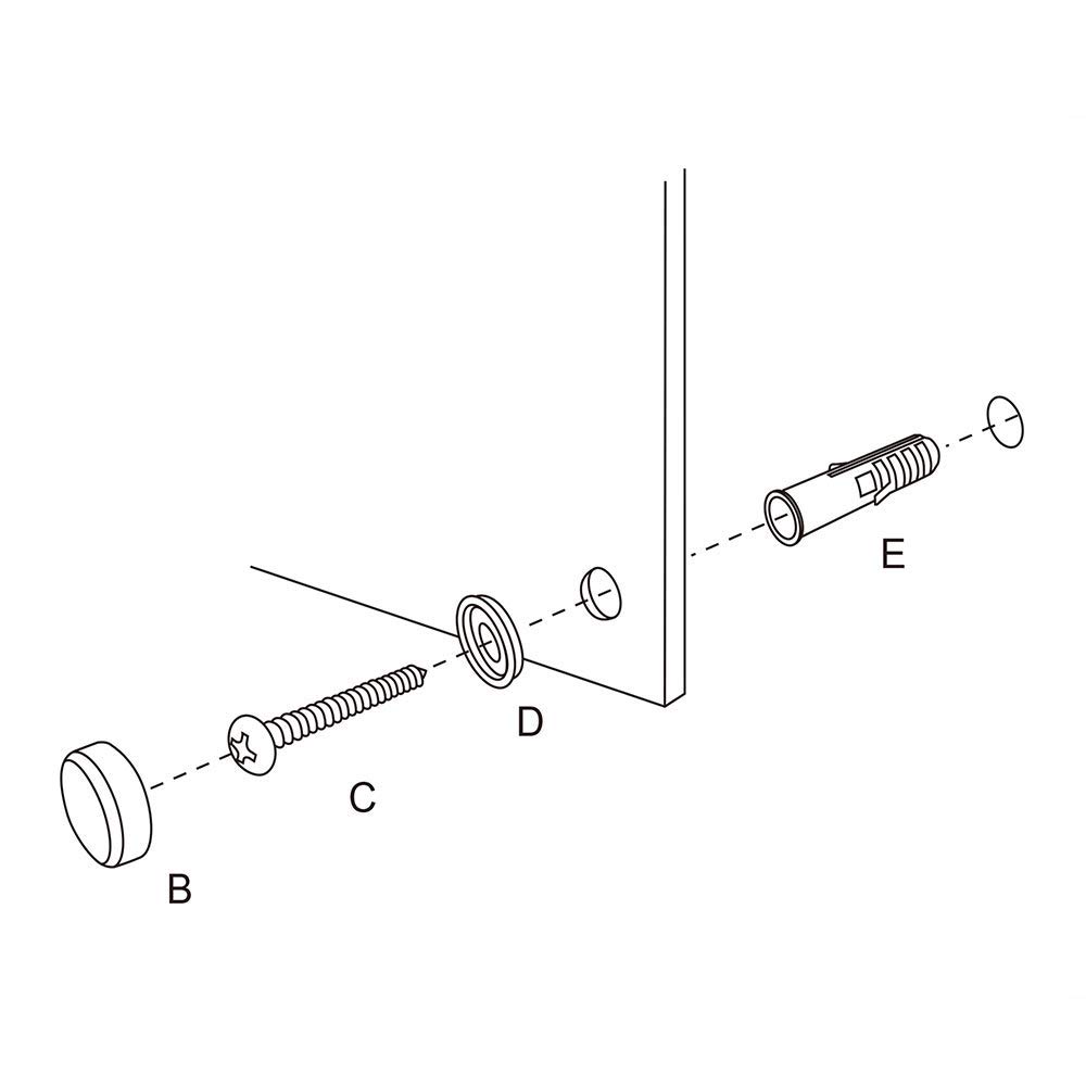 Dripex Spiegel 120x45cm Rahmenloser Badezimmerspiegel rechteckig Wandspiegel mit poliertem Rand und vorgebohrten Löchern Badspiegel für Ankleidezimmer Schlafzimmer und Wohnzimmer