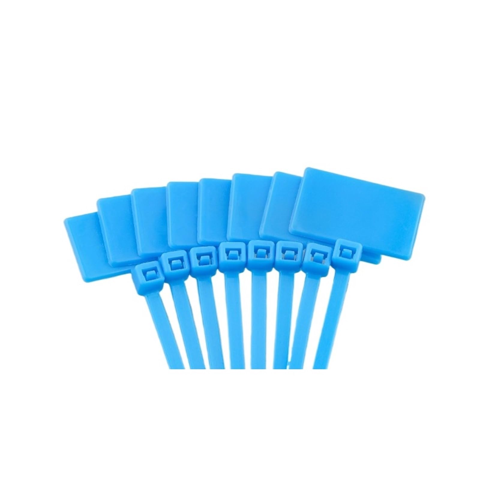 Cable Zip Tie Wire Zip Ties Self-Locking Plastic, Cable Tag Labels Self-Locking Ties 100PCS Multicolor 4x150mm(Blue)