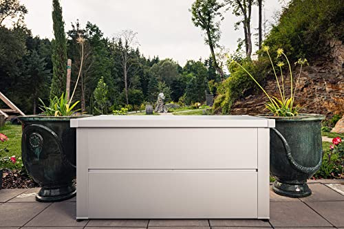 ILESTO Benjamin mit Schloss Auflagenbox/Garten Kissenbox Wetterfest Gartenkiste 783 Liter,Verstärktem Deckel… – Bild 8