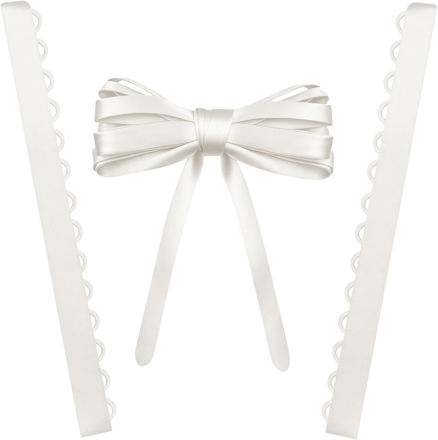 GeryVtee Adjustable Fit Satin Corset Back Kit Women's Wedding Dress Corset Kit Loops Fit Lace up for Prom Form Dress