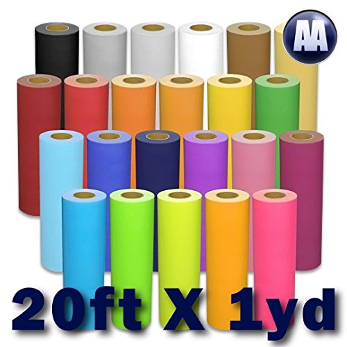 DTGmart Prisma Heat Transfer Vinyl for T-Shirts 20" x Yard (Black)