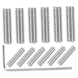 GOOHOCHY 12個ギター用ブリッジサドルネジ 高さ調整用属ネジ エレキギター対応 ベースブリッジ交換部品