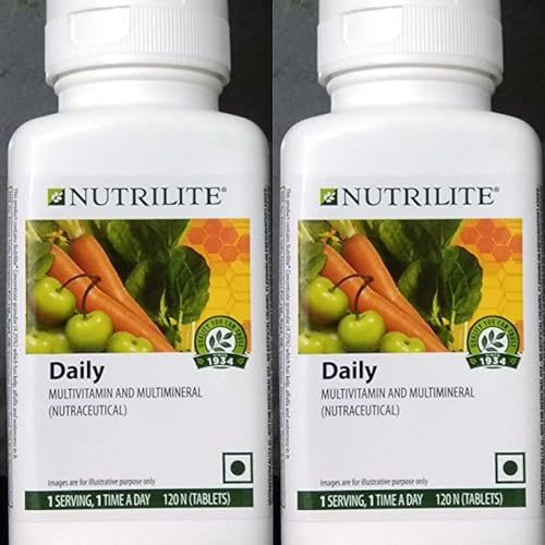 Image of Nutrilite Daily Multivitamin & Multimineral - 120 Capsules (Pack Of 2),2 Count