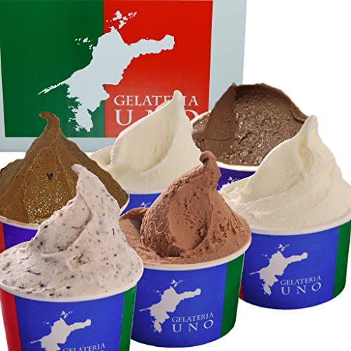 Amazon ジェラート専門店 愛を贈るチョコレート ジェラート アイスクリーム 6個セット ジェラテリアｕｎｏ アイスクリーム 通販