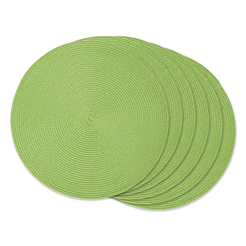 Waffle Weave PVC Vinyl Placemats Set of 4 Indoor Outdoor NEW Color MINT