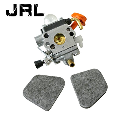JRL Carburetor & 2 Pcs Air Filter For Stihl FS100(RX) FS-110(R) FS-87(R)