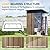 5x3FT Vertical Outdoor Steel Storage Shed with Floor Frame, Lockable Doors, Compact Metal Tool Shed for Garden, Backyard, Patio, Utility, and Bike Storage,Brown