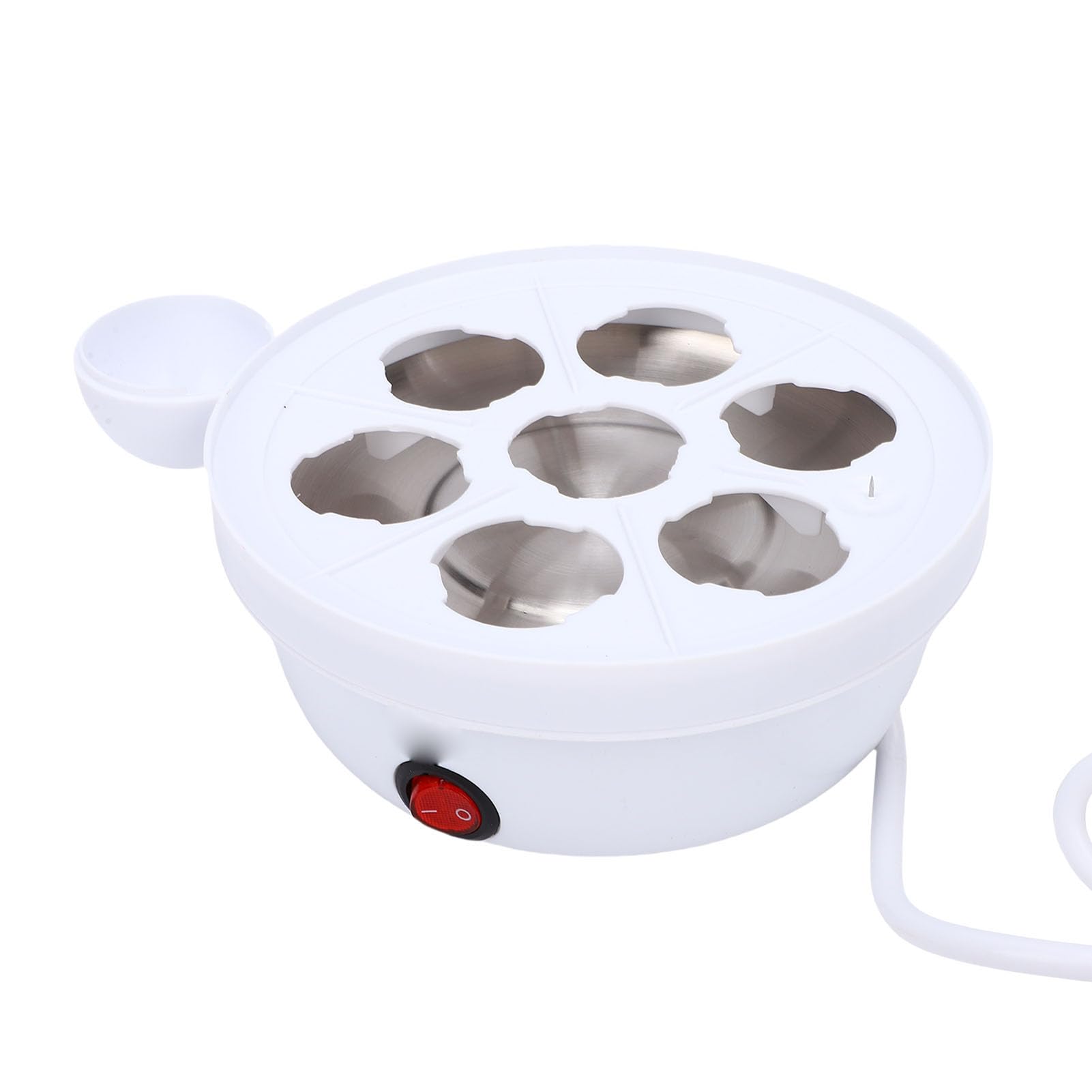 Cuociuova Elettrico 350 W, Cuociuova Elettrico a Vapore con 7 Uova Capacità per Uova Sode in Camicia Colazione Rapida 350 W, Multifunzione Multifunzione