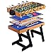 ZXQZ Tavolo da Gioco Pieghevole Combinato 5 in 1, Giocattoli Interattivi Genitore-Figlio per Due Persone, Calcio, Ping Pong, Shuffleboard, Bowling, Biliardo Mini Biliardo (Color : Style2)