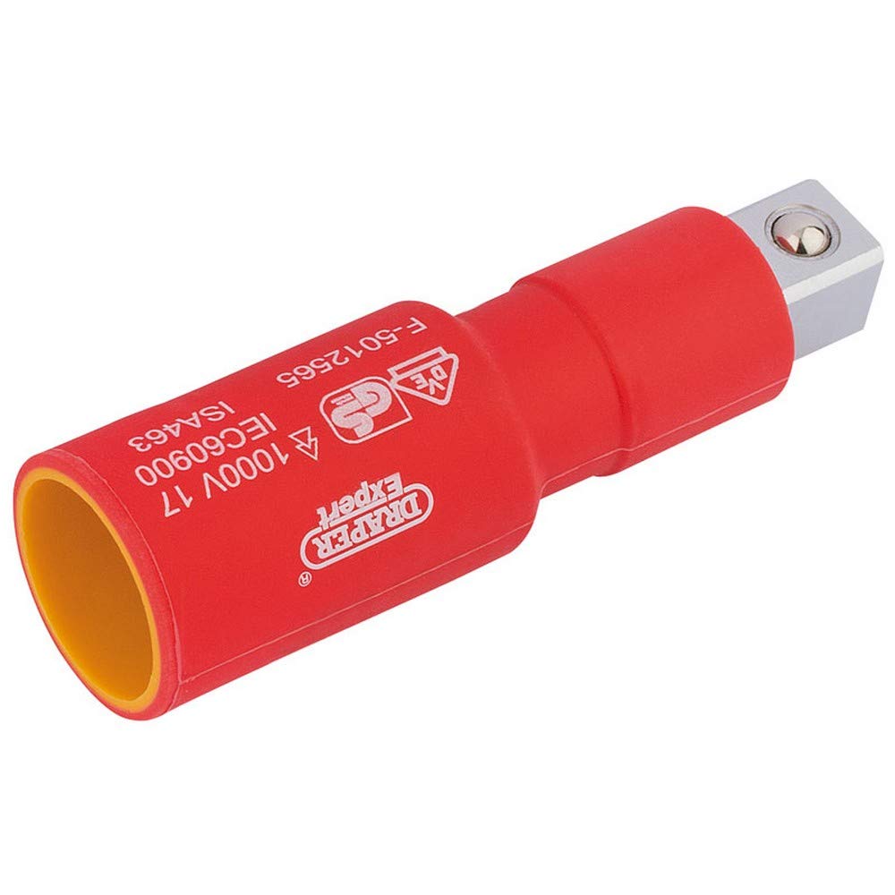 Draper Blue 32103 1/2-Inch Square Drive Vde Extension Bar, 75 Mm