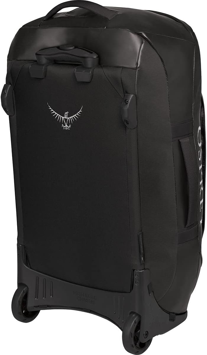 Osprey Transporter 60L Wheeled Travel Duffel Bag, Black