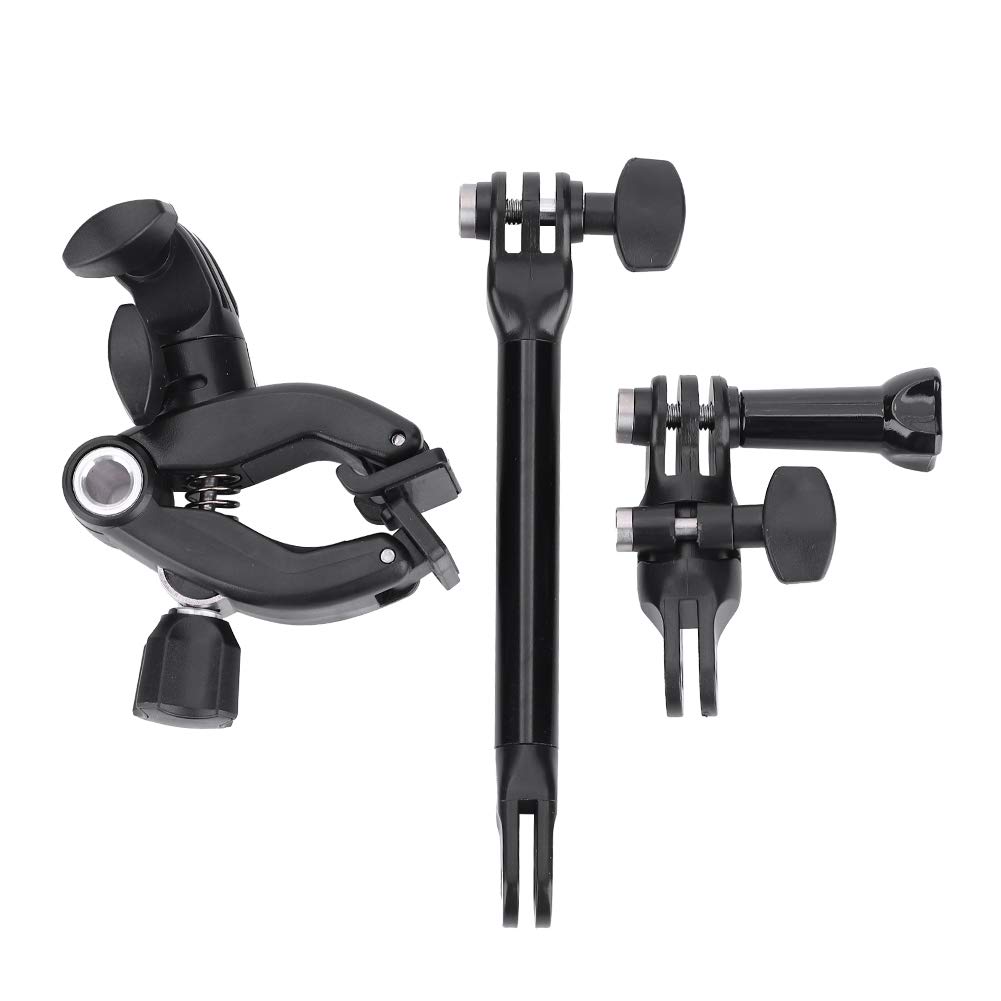 Clip de Guitarra para Cámara de Acción - Brazo de Montaje de Monopié de Rotación 360 - Abrazadera de Soporte de Cámara - Abrazadera de Tambor para Cámara Deportiva Go-Pro Xiaoyi Sjcam