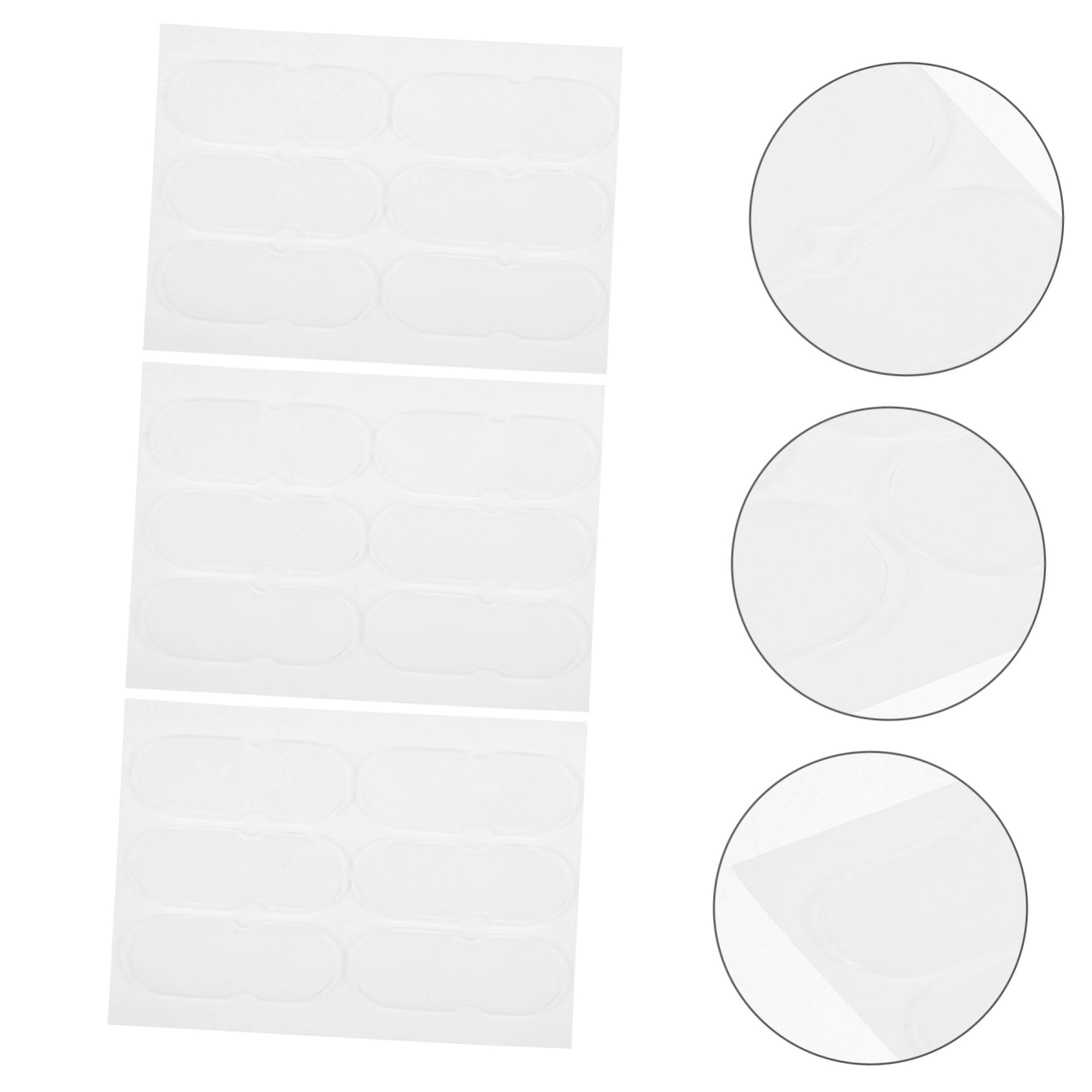 BEBEMOKO 3sets Silicone for Women Protruding Ear Corrector Tape Correction Sticker for Big 60pcs*3