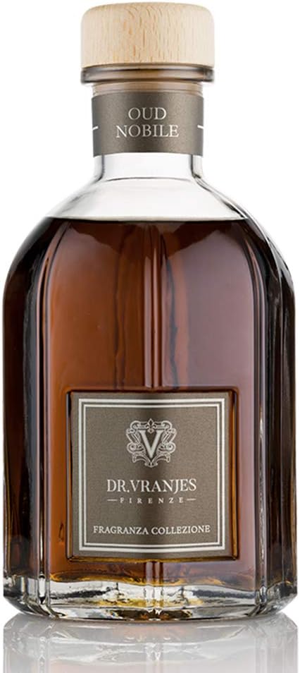 - Oud Nobile 250 ml Diffuser + Double Pack of White Sticks (3 Pieces Bundle)- Luxury Home Fragrance, Made in Italy, Main Scent: Oriental, Olfactory Pyramid: Bergamot, Oud, Myrrh