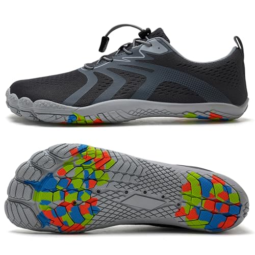 Image of WateLves Water Shoes Men Women Beach Barefoot Aqua Socks Breathable Wide Swim Outdoor Walking Anti Slip Pool Shoes for Hiking Kayaking Diving Surfing