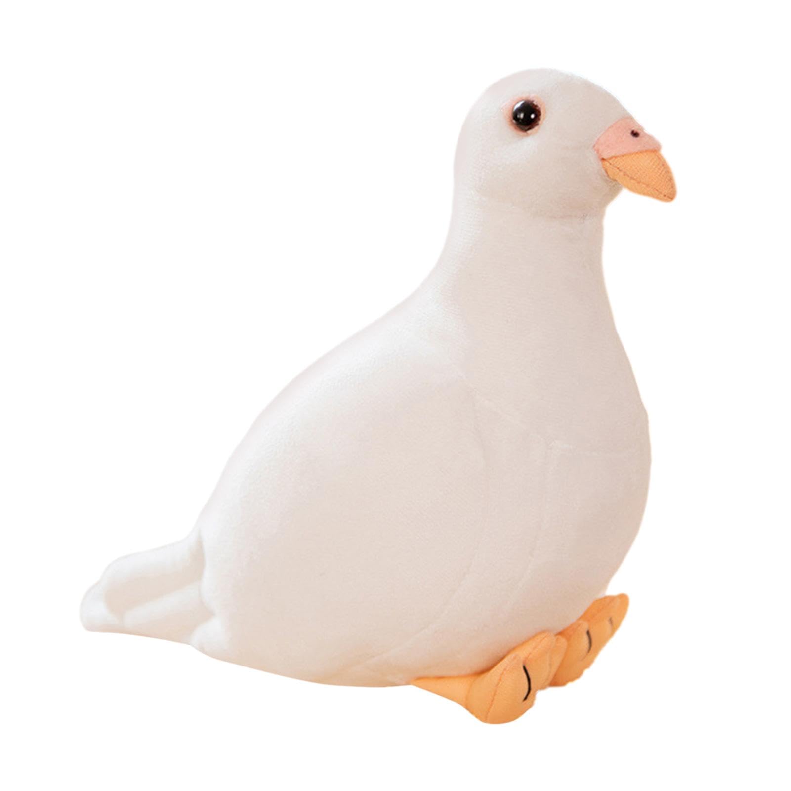 鳩ぬいぐるみ Amazon.co.jp: FRANKIEZHOU ハトのぬいぐるみ-グレー 7インチ