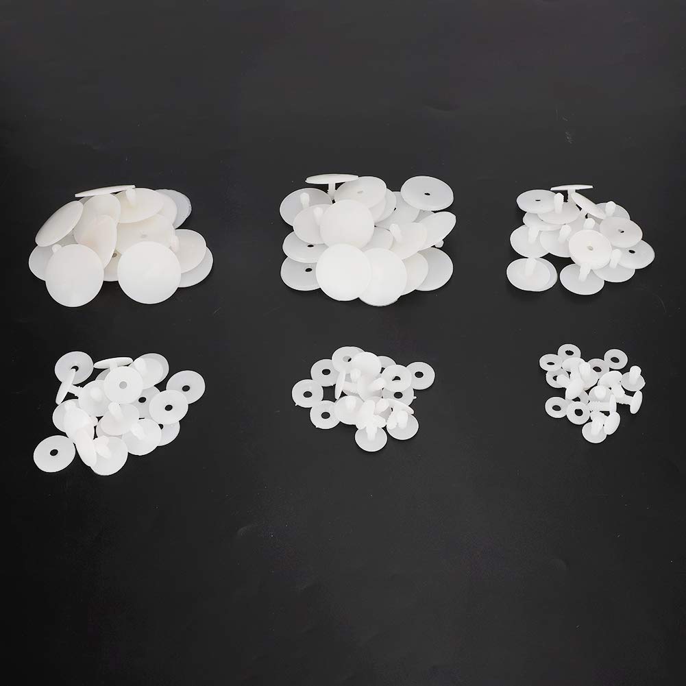 Articulaciones de Muñecas de Plástico y Animales, 120 piezas de articulaciones de muñecas accesorios de esqueleto de plástico para juguetes osito de peluche manualidades DIY