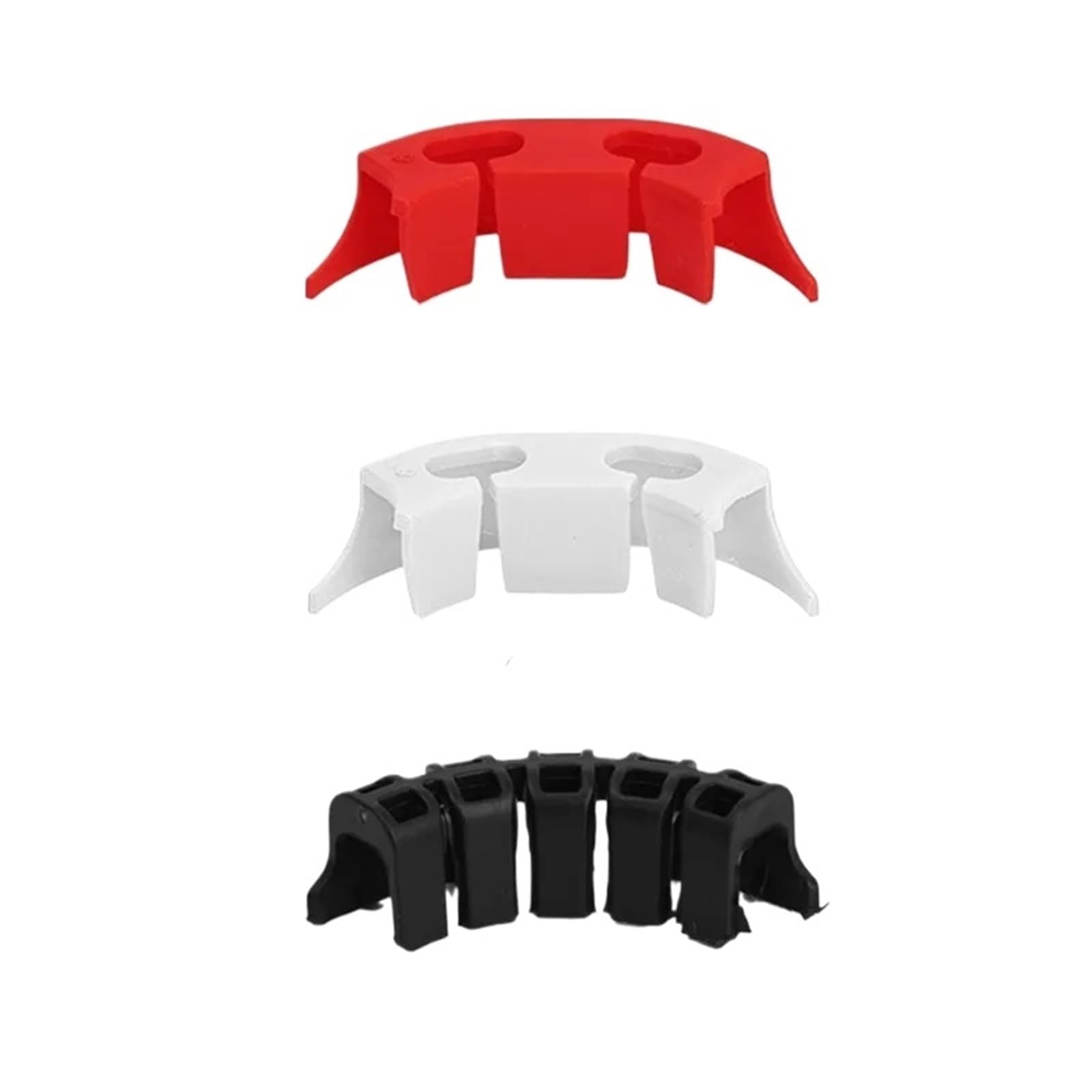 Clip per addestramento delle piante, 300 pezzi, piegatrici per piante, supporto in plastica, supporto per pali e manipolazione della crescita, tutor per fiori e rami di vite (nero)