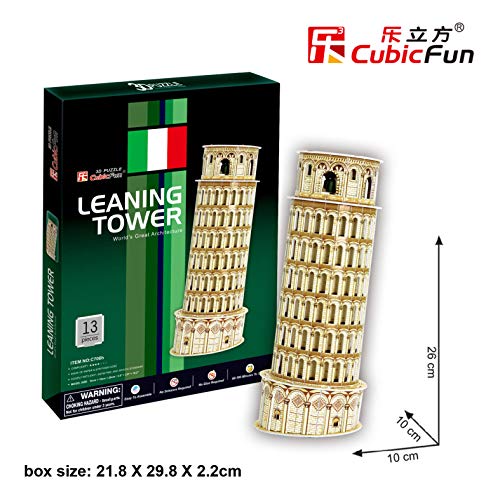 Cubic Fun- Puzzle 3D modellino Souvenir, C706h