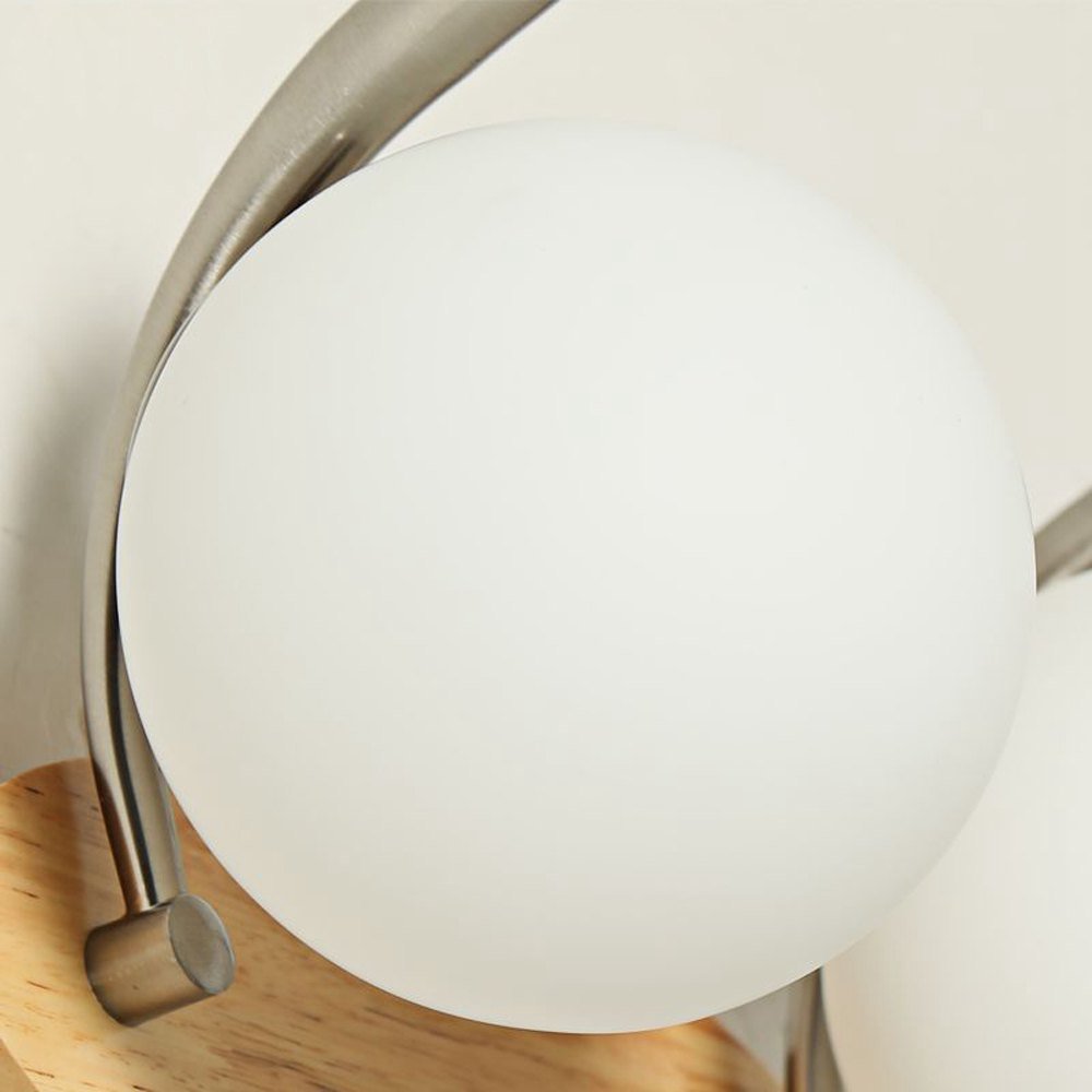 Cinese ovale base in legno, lampada da parete per camera da letto, camera da letto, specchio da parete anteriore, cabinet, illuminazione da parete (una testa)