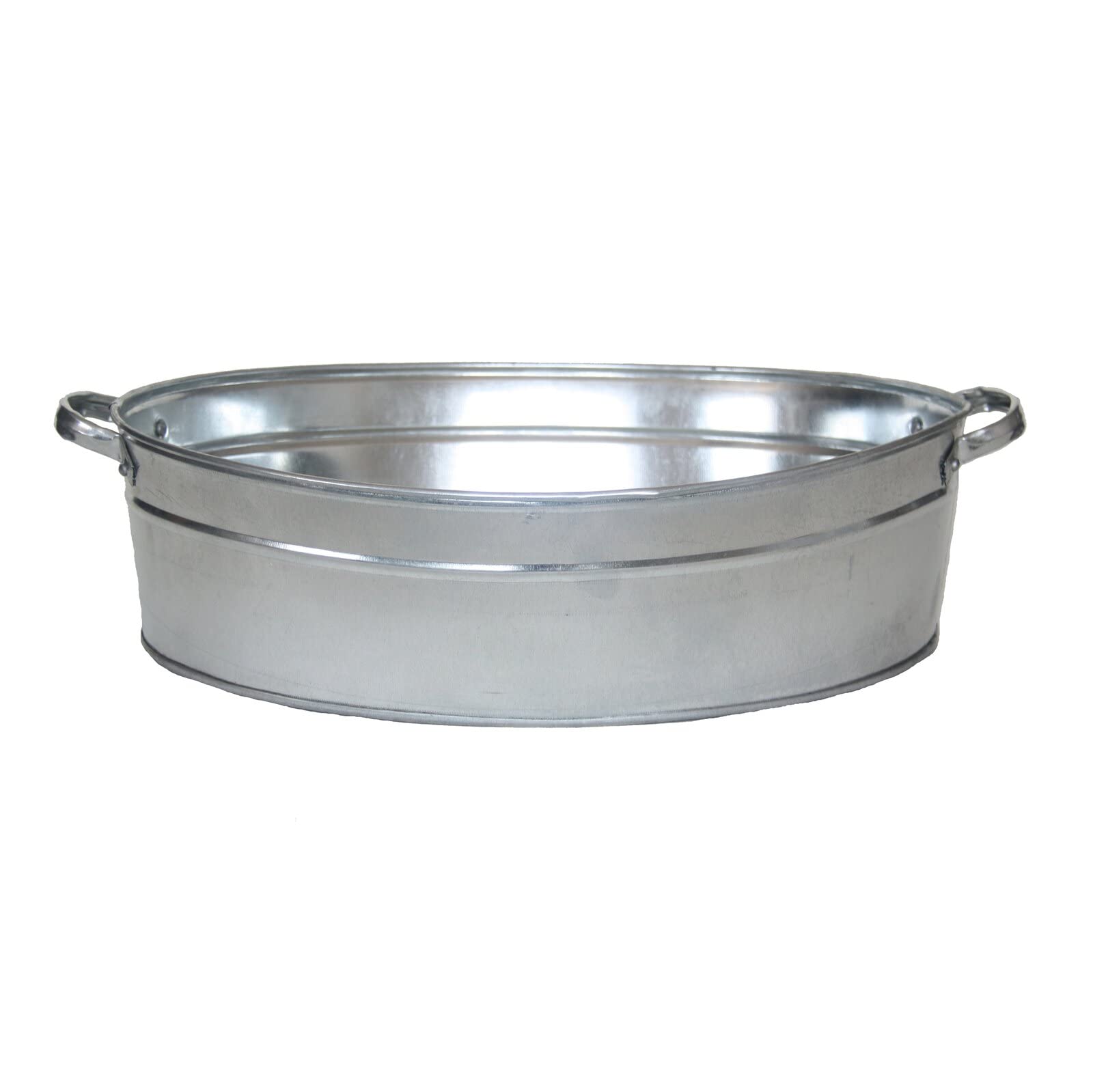 Esschert Design OZ70 Zinc Tub Oval, Large, Grey