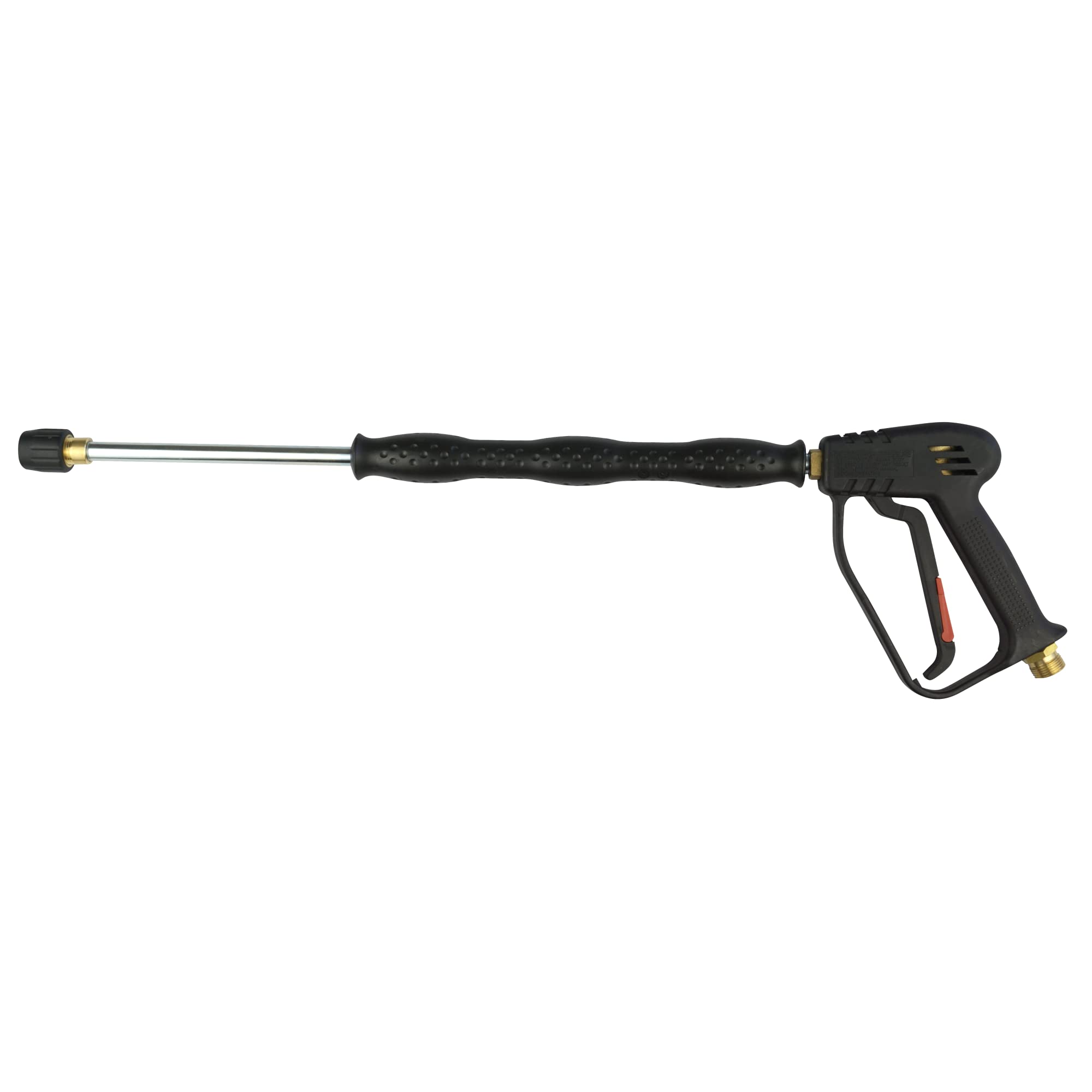 Hochdruckpistole | für Kärcher HD HDS Kränzle Hochdruckreiniger | bis 280 bar | inkl. Düse + Lanze mit Isolierung | M22x1,5 AG x M18x1,5 AG | Spritzpistole Ersatzpistole