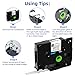 Tape 12mm 0.47 Laminated White Replacement for Brother P-Touch Tze Label Tape TZe-231 Tz Tape Brothers Ptouch Label Maker Refills, Compatible with PT-D210 PT-H110 D220 H111, VolenGo 3B21Z 5-Pack
