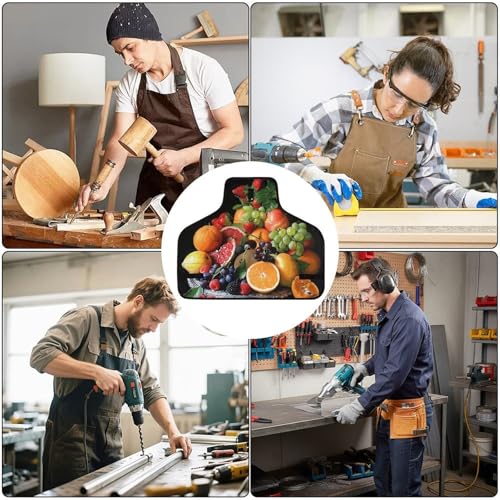 Delantal de trabajo con 8 bolsillos ajustable para hombre y mujer miniatura 6