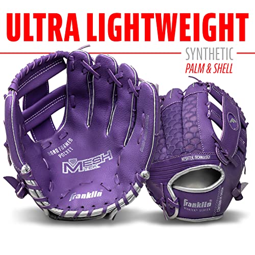 image for Franklin Sports unisex teen and Franklin Sports Kids Baseball Gloves M
