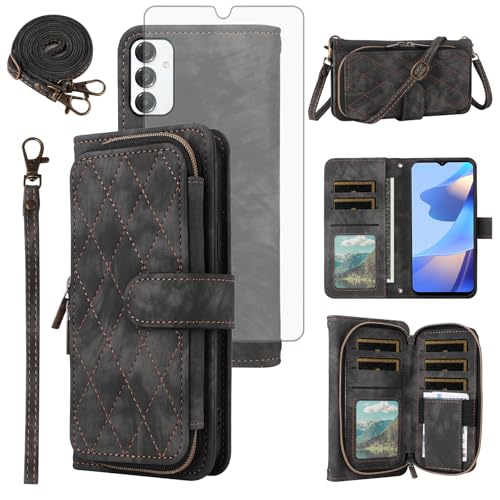 Housse Samsung Galaxy A16 5G avec fermeture éclair pour sécuriser vos cartes en voyage