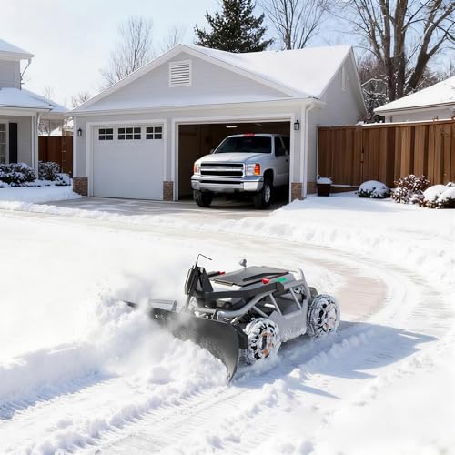 Image of Mowrator S1 4WD 18Ah Remote Control Lawn Mower, All-Season Yard Care, 75% (37) Slope Climbing, 21 inch Cutting Width, 1.5-4.3 inch Adjustable Cutting Height, Up to 1.12 Acres