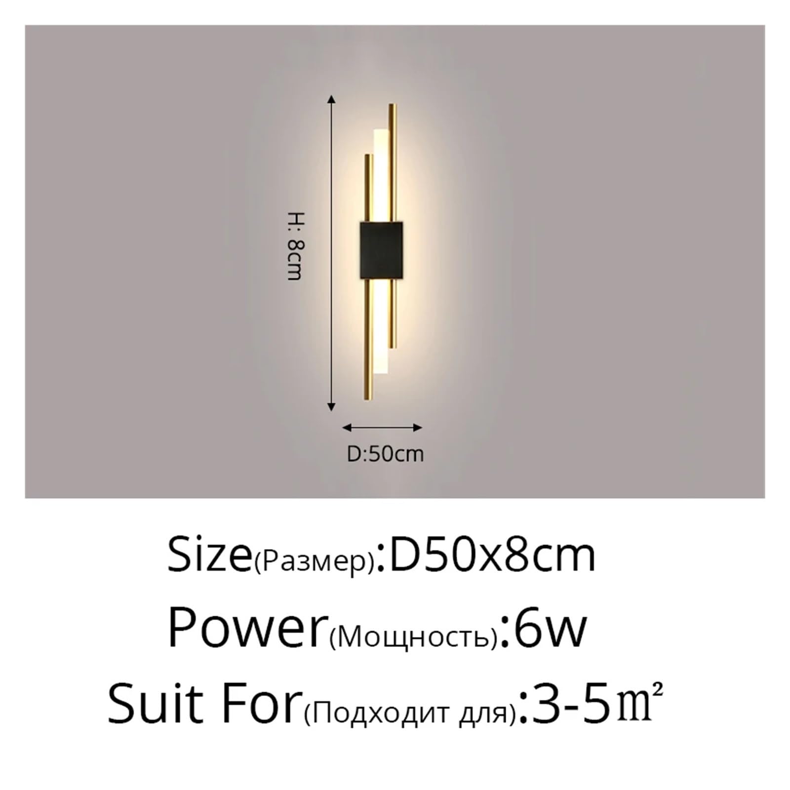 Oświetlenie obrazu, Nordic miedź oświetlenie naścienne Led lampa wewnętrzna do nocnej sypialni schody korytarz korytarz salon nowoczesny codzienny kinkiet Home Deco(B Gold-Black)