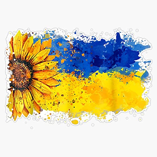 Magnet Ukraine Endearing Sunflower Flag Magnetic Sticker Decal 5
