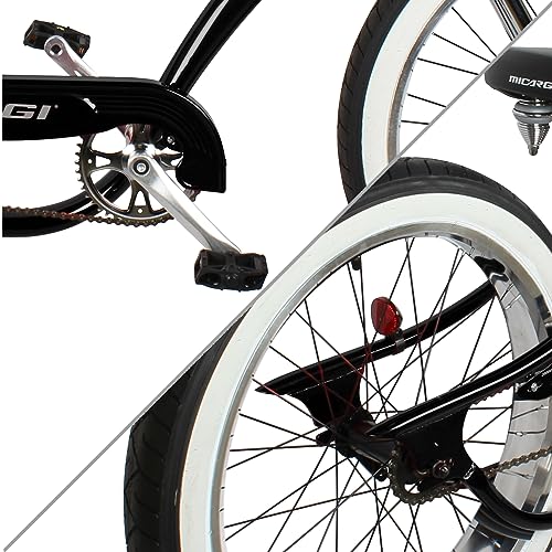 Bicicleta cruiser de playa de 26 pulgadas, monocolor, con freno contrapedal, para hombre miniatura 6