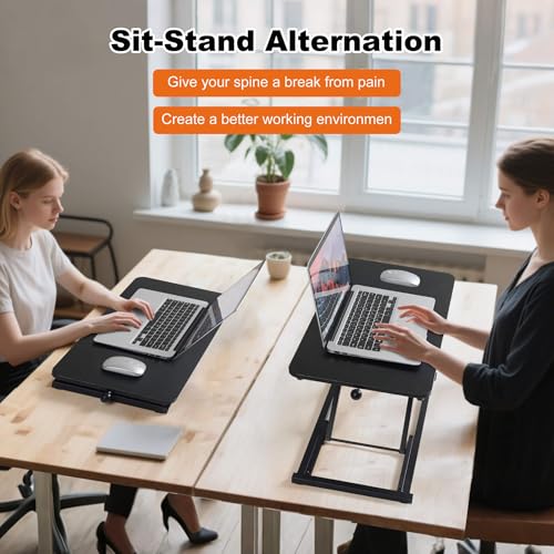 Raathionty FQD-01 23.6" Manual Spring-Lift Standing Desk Converter — view 2