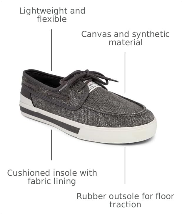 Image of Nautica Men's Casual Boat Shoes, Moc-Toe Loafers with Cushioned Insole, Deck Fashion Sneaker