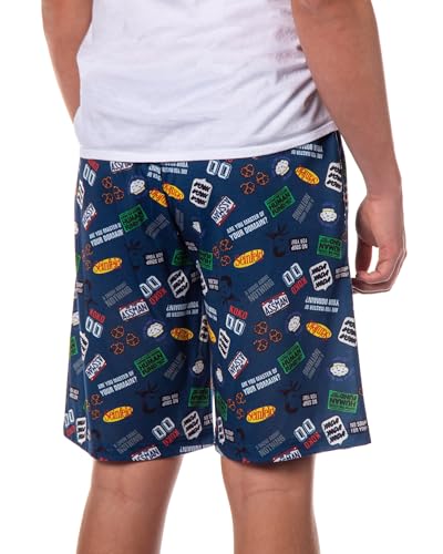 Seinfeld Pajamas Men's TV Series Master of Your Domain Lounge Sleep Shorts3